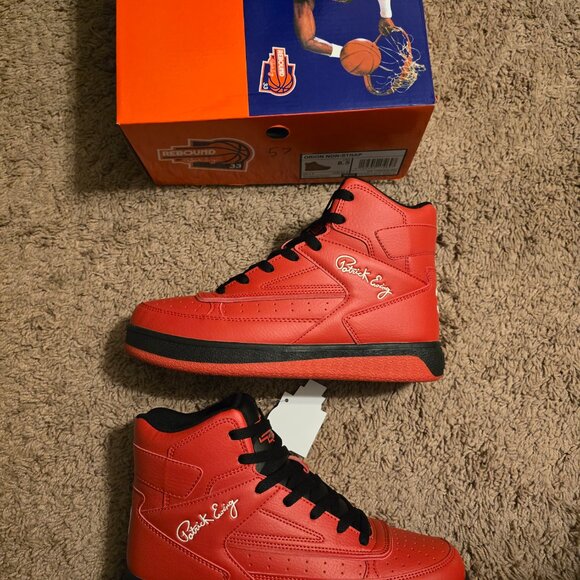 Patrick Ewing Rebound Orion (Non-Strap) Sneakers Red/Black 8.5MENS BRAND NEW - Picture 4 of 6